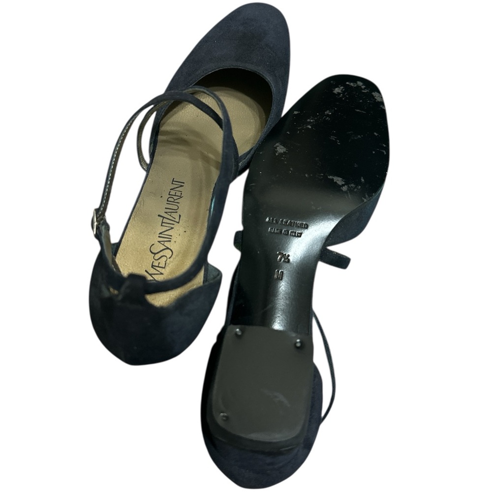 Yves Saint Laurent Women's Blue Heels - Picture 4 of 4